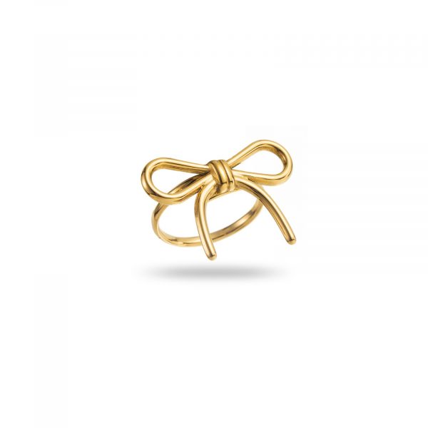 Bague Charlotte Noeud Doré – Image 2