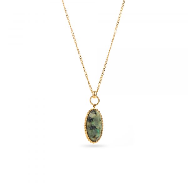 Collier Bertille turquoise africaine – Image 2